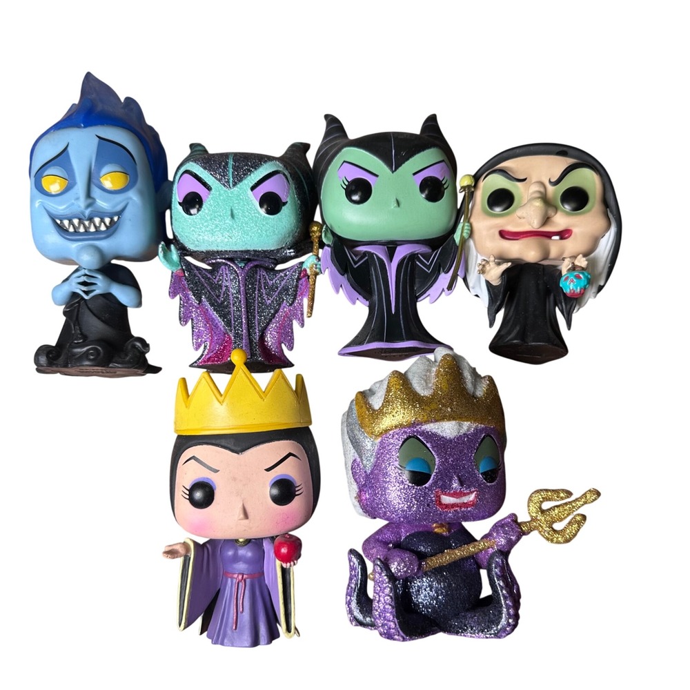Disney Villains Funko Pop Lot 6
